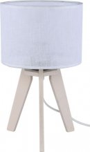 DOVE BIURKOWA Настольная лампа 2948
размеры 33х22 см
материал металл, дерево, абажур
цвет белый