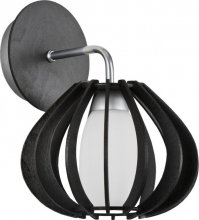 MELA KINKIET Светильник-бра 250
размеры 26х24 см
материал стекло, дерево
цвет черный