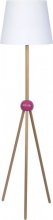 PUNTO POD&#321;OGOWA Підлоговий світильник 2939
розміри 158х39 см
матеріал метал, дерево, абажур
колір білий з рожевою вставкою