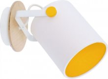 RELAX JUNIOR  Светильник-бра 1830
размеры 24х16х20 см
материал металл, дерево, абажур
цвет белый с желтым