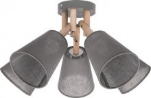 VAIO graphite 5 plafon Люстра 659
розміри 31х47 см
матеріал дерево, абажур
колір сірий