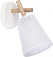 VAIO white  Светильник-бра 818
размеры 28х19х14 см
материал дерево, абажур
цвет белый