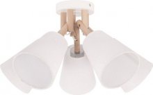 VAIO white 5 plafon Люстра 666
размеры 31х47 см
материал дерево, абажур
цвет белый