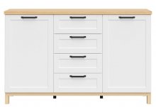 HAGA KOM2D4S комод BRW
висота: 95 см
ширина: 151 см
глибина: 43,5 см 