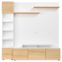 MURO TV/200/ASYM комплект BRW
высота: 200 см
ширина: 200 см
глубина: 42 см
цвет белый канадский/ дуб польский