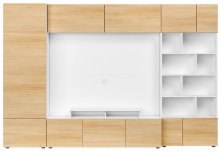 MURO TV/300/ZAMK комплект BRW
висота: 200 см
ширина: 300 см
глибина: 42 см