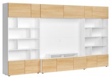 MURO TV/360/SYM комплект BRW
высота: 200 см
ширина: 360 см
глубина: 42 см