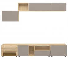 MOKO 5 комплект TV/240/40 BRW
высота: 200 см
ширина: 240 см
глубина: 42 см