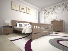 ТИС  АТЛАНТ 10 Кровать двухместная 180х200 см
размер 197х210х88 см
материал дерево 