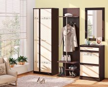 Передпокій ВТ-3906 Софт Комфорт Меблі
розмір 245х201х58 см
колір дуб молочний/ венге
колір