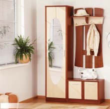 Передпокій ВТ-3930 Софт Комфорт Меблі
розмір 125х201х38 см
колір дуб молочний/ горіх