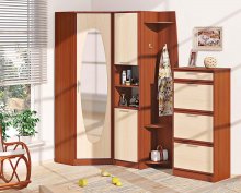 Передпокій ВТ-3928 Софт Комфорт Меблі
розмір 185х201х72 см
колір дуб молочний/ горіх