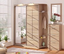 Передпокій ВТ-3921 Комфорт Меблі
розмір 250х244х47 см
колір дуб натуральний