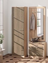 Передпокій ВТ-3916 Комфорт Меблі
розмір 135х201х38 см
колір дуб натуральний