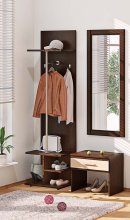 Передпокій ВТ-3907 Софт Комфорт Меблі
розмір 110х201х38 см
колір дуб молочний/ венге