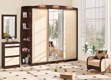 Передпокій ВТ-3905 Софт Комфорт Меблі
розмір 270х244х362 см
колір дуб молочний/ венге