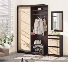 Передпокій ВТ-3908 Софт Комфорт Меблі
розмір 160х244х47 см
колір дуб молочний/ венге