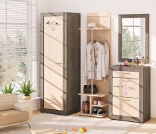 МАРКО Передпокій ВТ-3934 Комфорт Меблі
розмір 190х208х65 см
колір дуб натуральний/ дуб трюфель