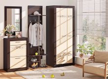 МАРКО Передпокій ВТ-3936 Комфорт Меблі
розмір 210х208х57 см
колір дуб натуральний/ дуб трюфель