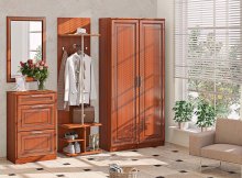 ПРЕМІУМ Передпокій ВТ-4035
розмір 225х201х38 см
колір вільха, венге, дуб, горіх