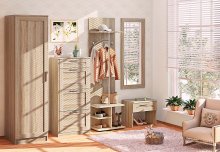 ПРЕСТИЖ Передпокій ВТ-4004 Комфорт Меблі
розмір 225х201х38 см
колір дуб натуральний