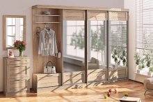 ПРЕСТИЖ Передпокій ВТ-4005 Комфорт Меблі
розмір 300х235х47 см
колір дуб натуральний