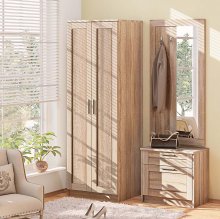 ПРЕСТИЖ Передпокій ВТ-4010 Комфорт Меблі
розмір 150х210х58 см
колір дуб натуральний