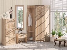 СОПРАНО Передпокій ВТ-3984 Комфорт Меблі
розмір 222х201х72 см
колір дуб трюфель