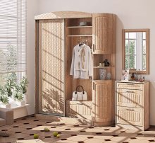 СОПРАНО Передпокій ВТ-3986 Комфорт Меблі
розмір 191х244х47 см
колір дуб трюфель