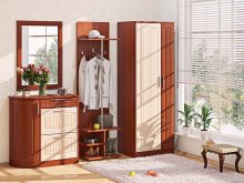 СОПРАНО Передпокій ВТ-3989 Комфорт Меблі
розмір 217х201х58 см
колір горіх/ дуб молочний