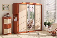 СОПРАНО Передпокій ВТ-3990 Комфорт Меблі
розмір 301х244х47 см
колір горіх/ дуб молочний