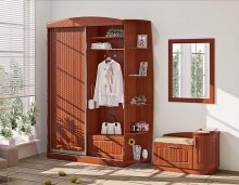 СОПРАНО Передпокій ВТ-3991 Комфорт Меблі
розмір 232х201х47 см
колір горіх