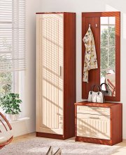 СОПРАНО Передпокій ВТ-3995 Комфорт Меблі
розмір 135х201х38 см
колір горіх/ дуб молочний