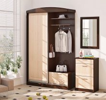 СОПРАНО Передпокій ВТ-3999 Комфорт Меблі
розмір 160х244х47 см
колір дуб молочний/венге