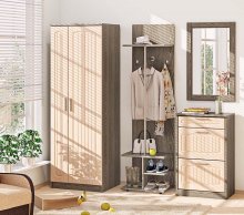 СОПРАНО Передпокій ВТ-4003 Комфорт Меблі
розмір 185х201х58 см
колір дуб молочний/венге