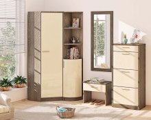 ГАНЬБИ-ТІК Передпокій ВТ-3963 КОМФОРТ МЕБЛІ
розмір 220х201х72 см
колір дуб трюфель/ медяний глянець