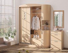 ГАНЬБИ-ТІК Передпокій ВТ-3978 КОМФОРТ МЕБЛІ
розмір 191х235х47 см
колір дуб молочний