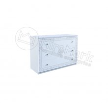 LUIZA Комод 3 шх LZ-63-WB
размеры 1180х490х820
цвет глянец белый