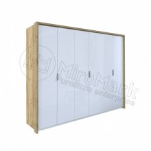 ASTI Шафа 6 дв AS-26-WB
розміри 2742х600х2132 см
колір дуб крафт-глянець білий