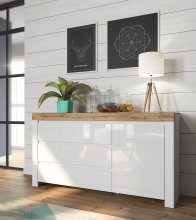 HOLTEN Комод KOM1D3S
Колір: білий/дуб wotan/білий лак
Глибина: 42 см
Ширина: 156 см
Висота: 83,5 см