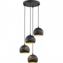 Люстра TK Lighting Люстра 2083 YODA BLACK ORBIT