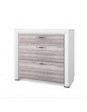 OLIVIA комод 3s крем / дуб ancona 