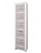 OLIVIA шафка 1d права крем / дуб ancona 