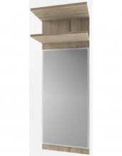 OSKAR панель с зеркалом 40 дуб san remo