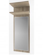 OSKAR панель с зеркалом 45 дуб san remo