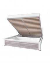 OLIVIA кровать 160 с подъемником крем / дуб ancona