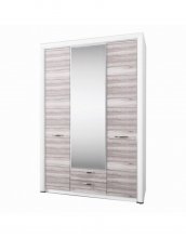 OLIVIA шафа із дзеркалом 3d2s крем / дуб ancona 