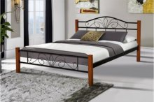Кровать Релакс Вуд металлическая односпальная Микс Мебель 160x200