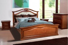 Двуспальная кровать МИКС-Мебель Маргарита 160x200 орех