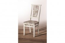 Стул деревянный Чумак белый ткань Helena 03